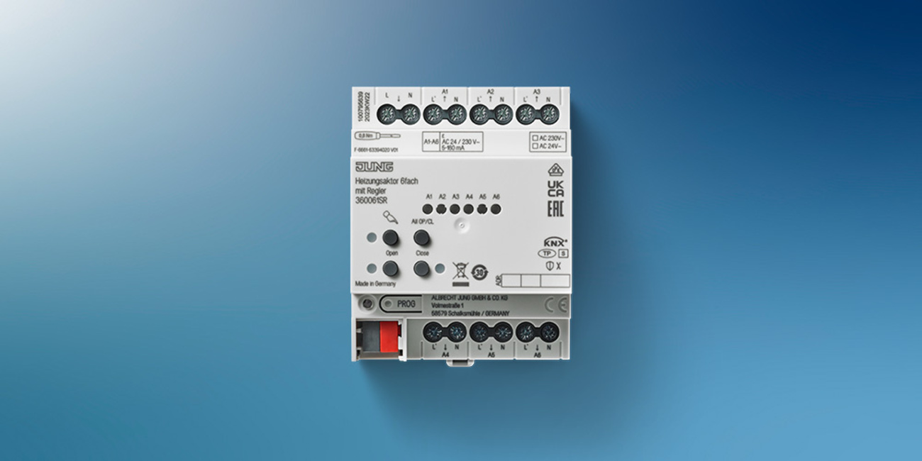 KNX Heizungsaktor 6-fach bei Elektro Brandschutz Schnatz in Großostheim