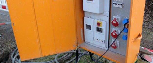 Baustrom bei Elektro Brandschutz Schnatz in Großostheim