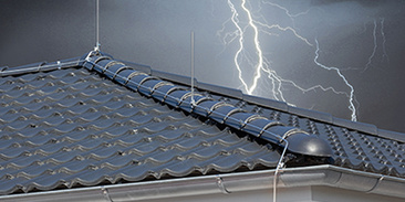 Äußerer Blitzschutz bei Elektro Brandschutz Schnatz in Großostheim