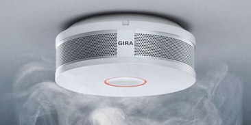 Gira Rauchwarnmelder bei Elektro Brandschutz Schnatz in Großostheim