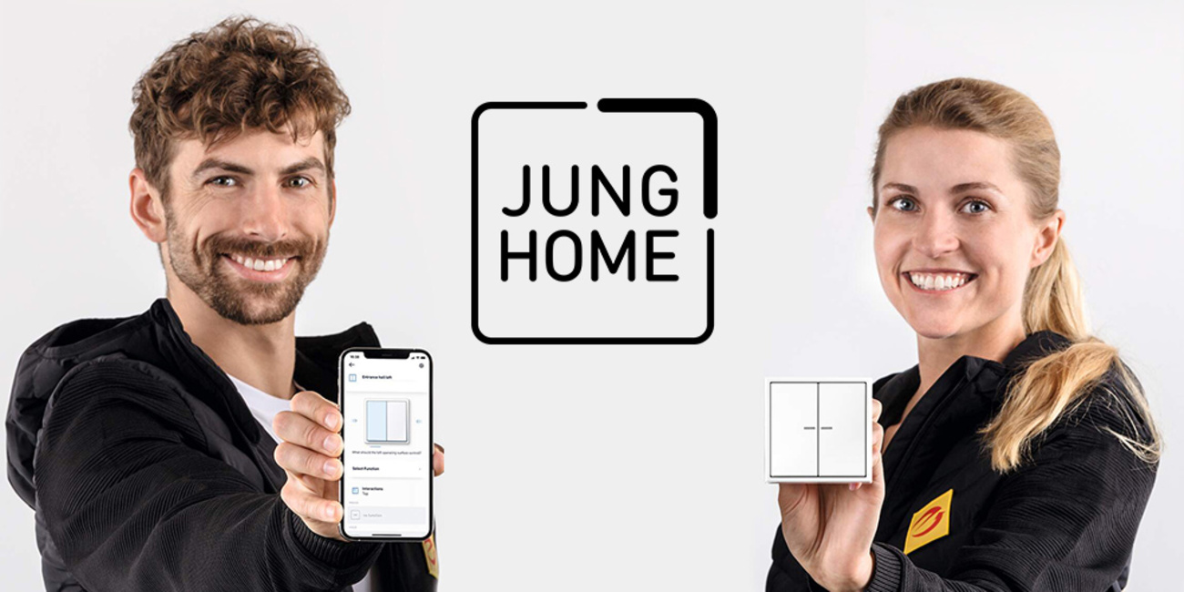 JUNG HOME bei Elektro Brandschutz Schnatz in Großostheim